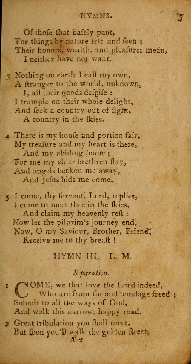 A Collection of Hymns for the Use of Christians. (4th ed.) page 5