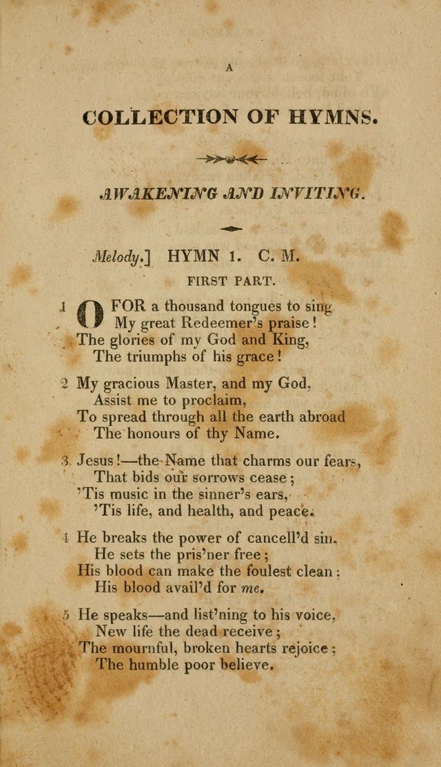A Collection of Hymns for the Use of the Methodist Episcopal Church: Principally from the Collection of the Rev. John Wesley. M. A. page 12
