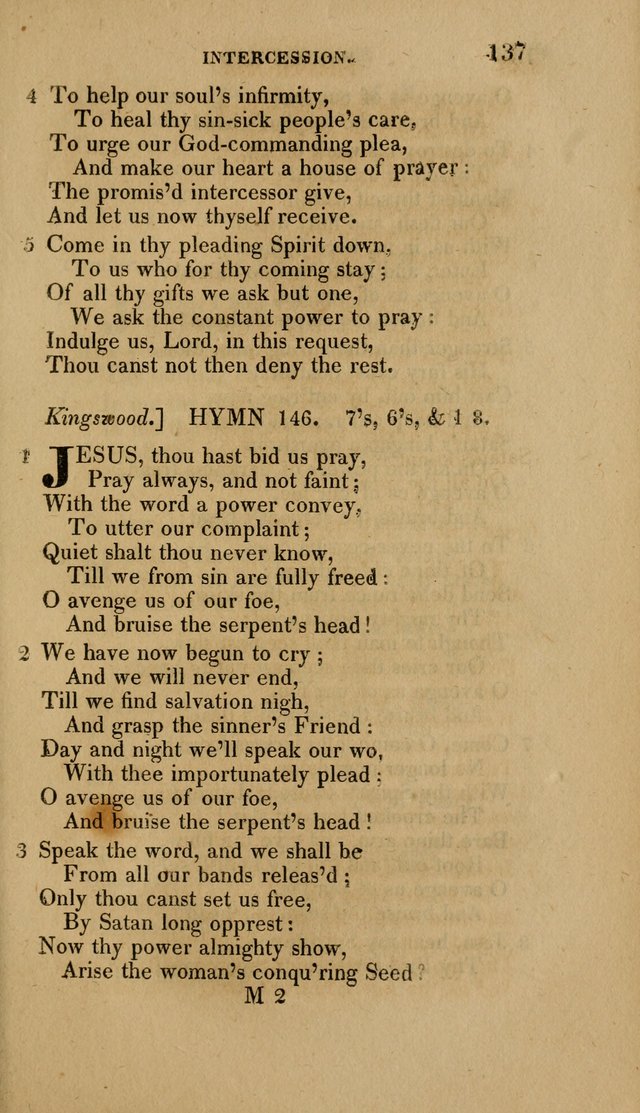 A Collection of Hymns for the Use of the Methodist Episcopal Church: Principally from the Collection of the Rev. John Wesley. M. A. page 142