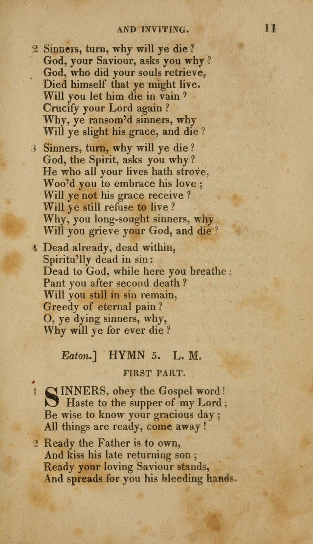 A Collection of Hymns for the Use of the Methodist Episcopal Church: Principally from the Collection of the Rev. John Wesley. M. A. page 16