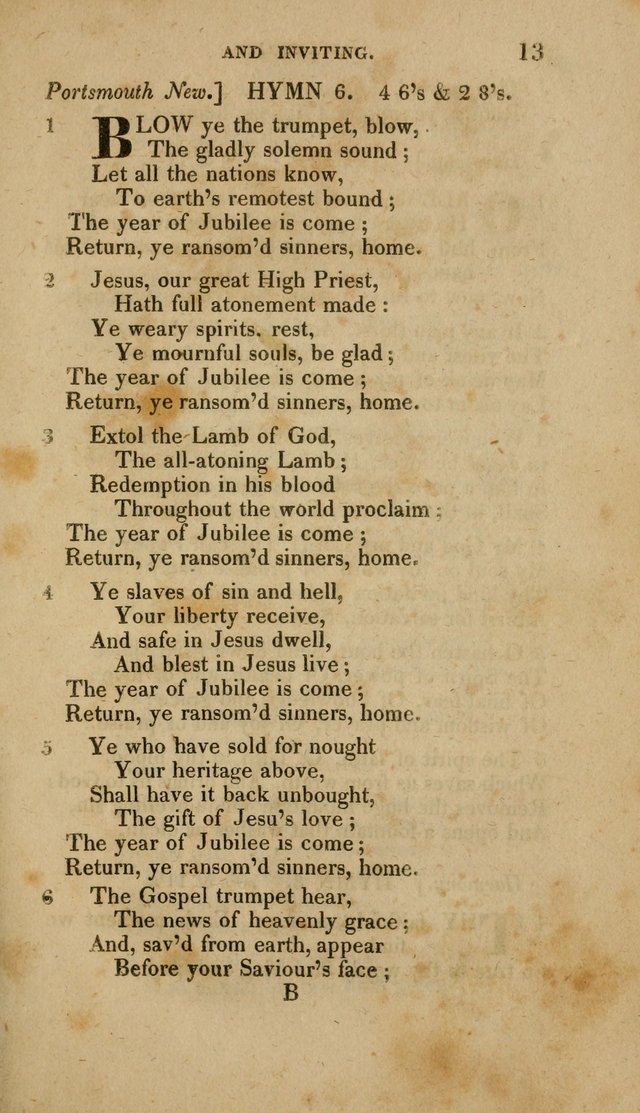 A Collection of Hymns for the Use of the Methodist Episcopal Church: Principally from the Collection of the Rev. John Wesley. M. A. page 18