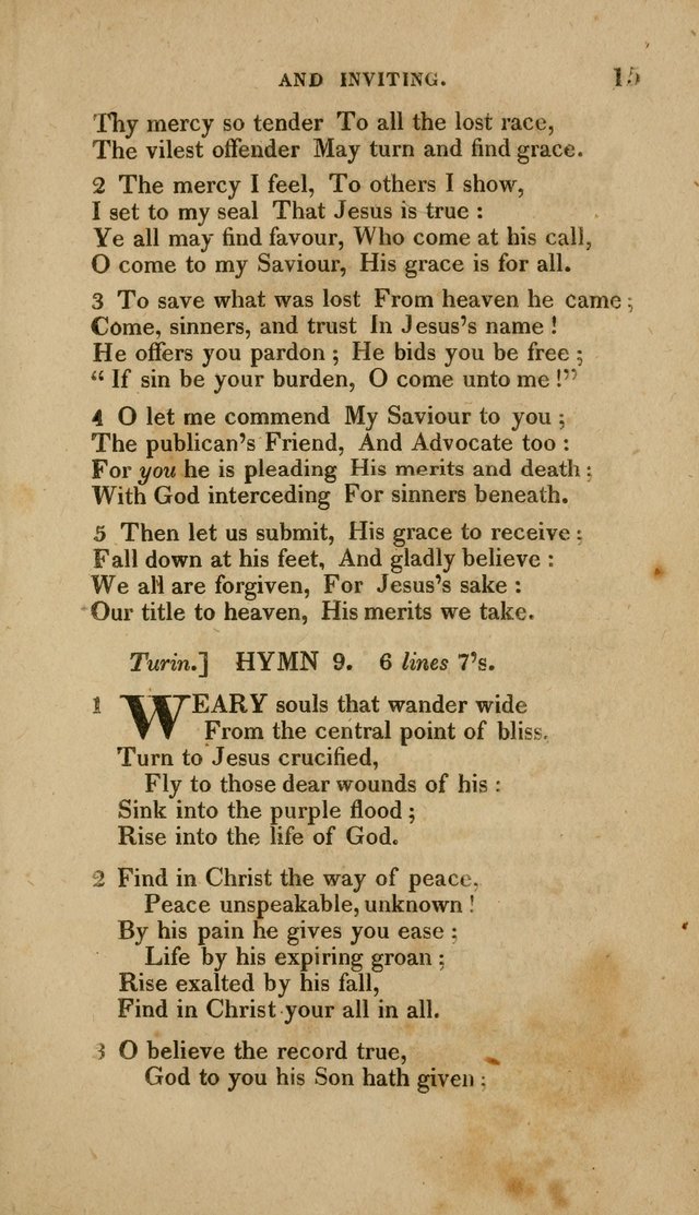 A Collection of Hymns for the Use of the Methodist Episcopal Church: Principally from the Collection of the Rev. John Wesley. M. A. page 20