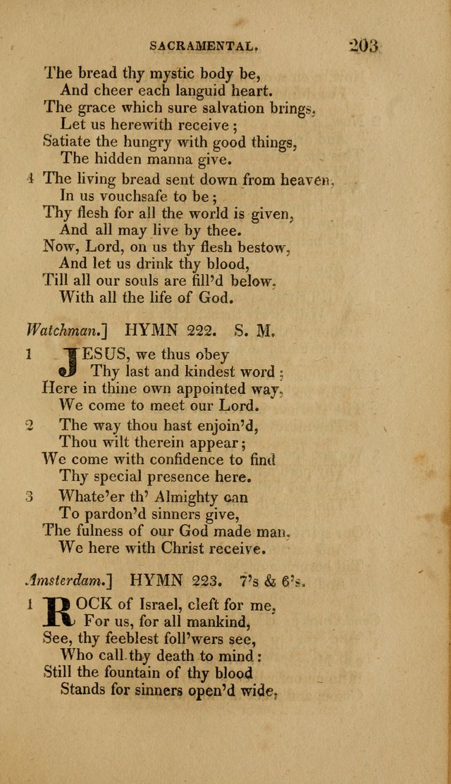 A Collection of Hymns for the Use of the Methodist Episcopal Church: Principally from the Collection of the Rev. John Wesley. M. A. page 208