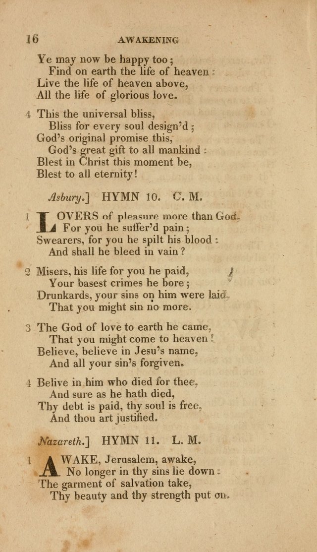 A Collection of Hymns for the Use of the Methodist Episcopal Church: Principally from the Collection of the Rev. John Wesley. M. A. page 21