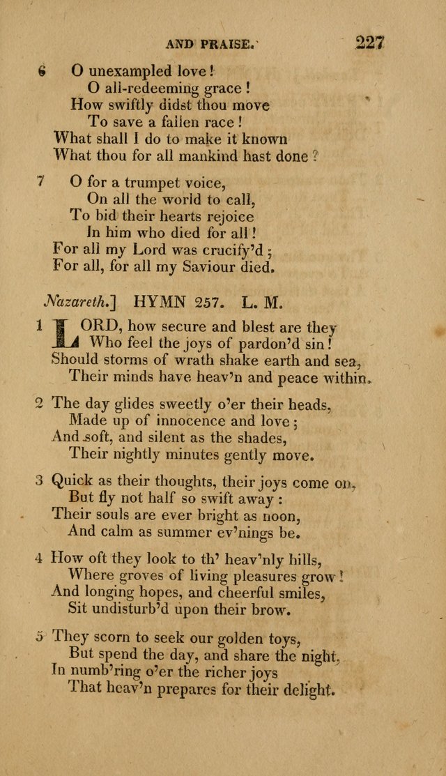 A Collection of Hymns for the Use of the Methodist Episcopal Church: Principally from the Collection of the Rev. John Wesley. M. A. page 232