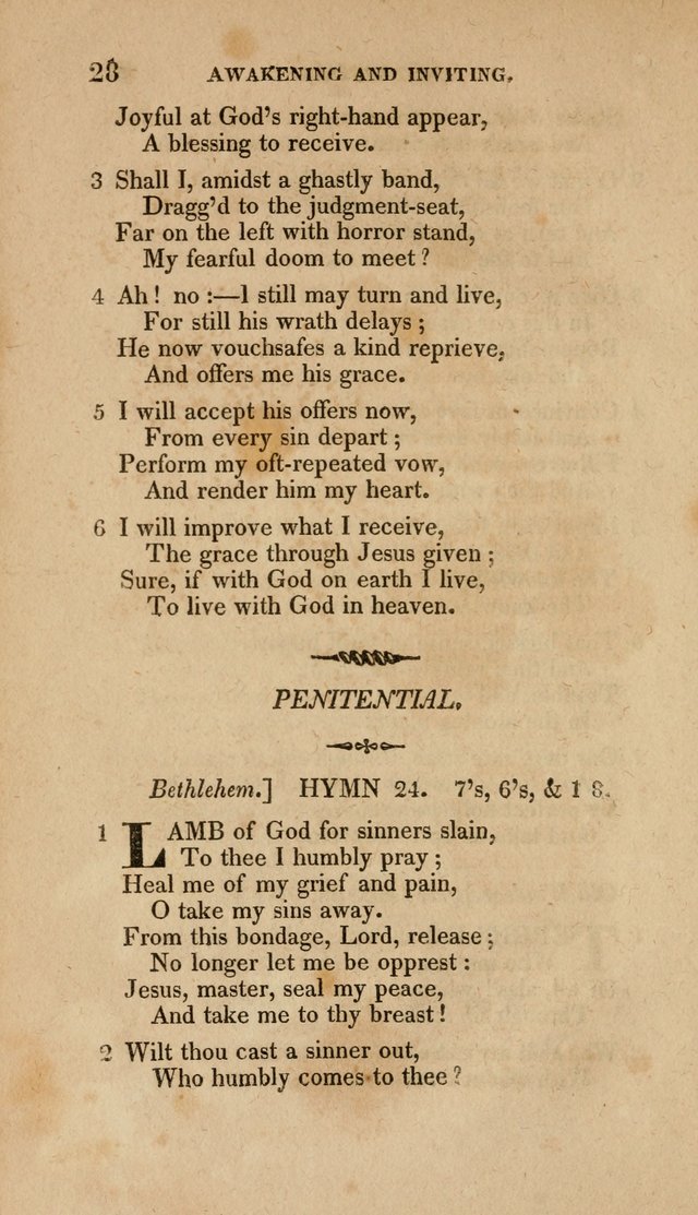 A Collection of Hymns for the Use of the Methodist Episcopal Church: Principally from the Collection of the Rev. John Wesley. M. A. page 33