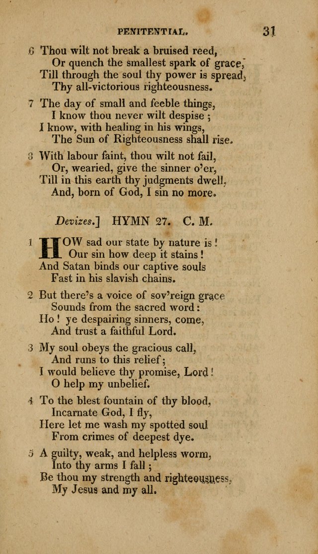 A Collection of Hymns for the Use of the Methodist Episcopal Church: Principally from the Collection of the Rev. John Wesley. M. A. page 36