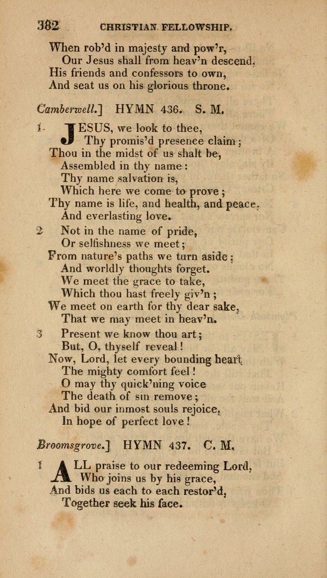 A Collection of Hymns for the Use of the Methodist Episcopal Church: Principally from the Collection of the Rev. John Wesley. M. A. page 387