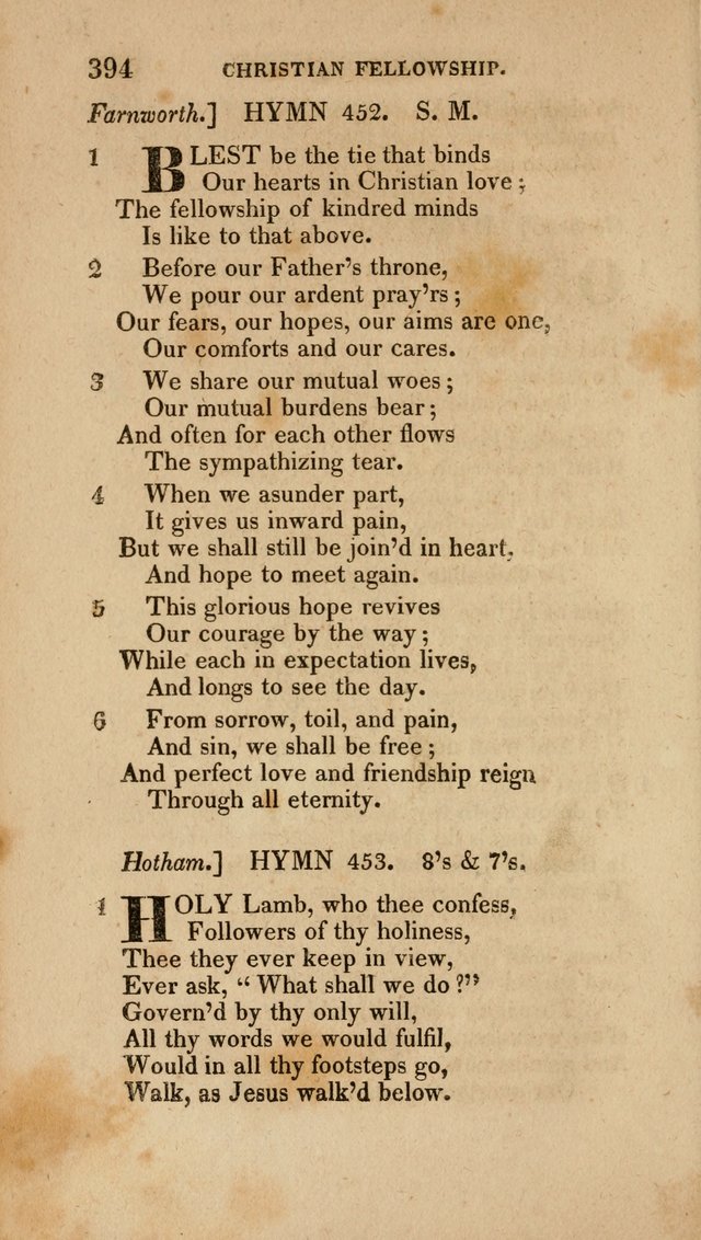 A Collection of Hymns for the Use of the Methodist Episcopal Church: Principally from the Collection of the Rev. John Wesley. M. A. page 399