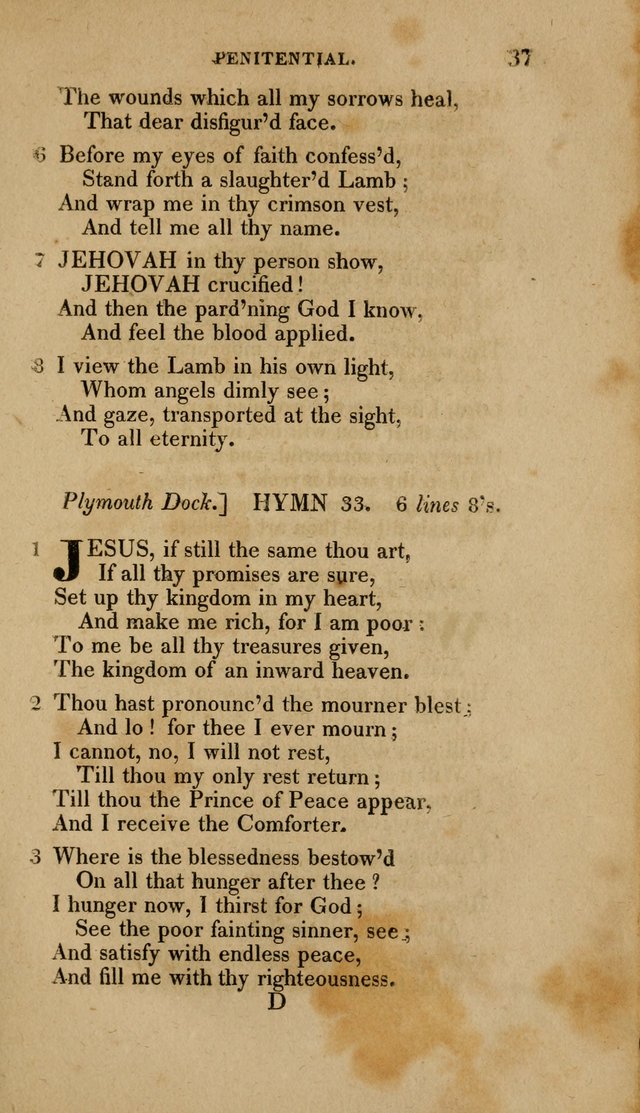 A Collection of Hymns for the Use of the Methodist Episcopal Church: Principally from the Collection of the Rev. John Wesley. M. A. page 42
