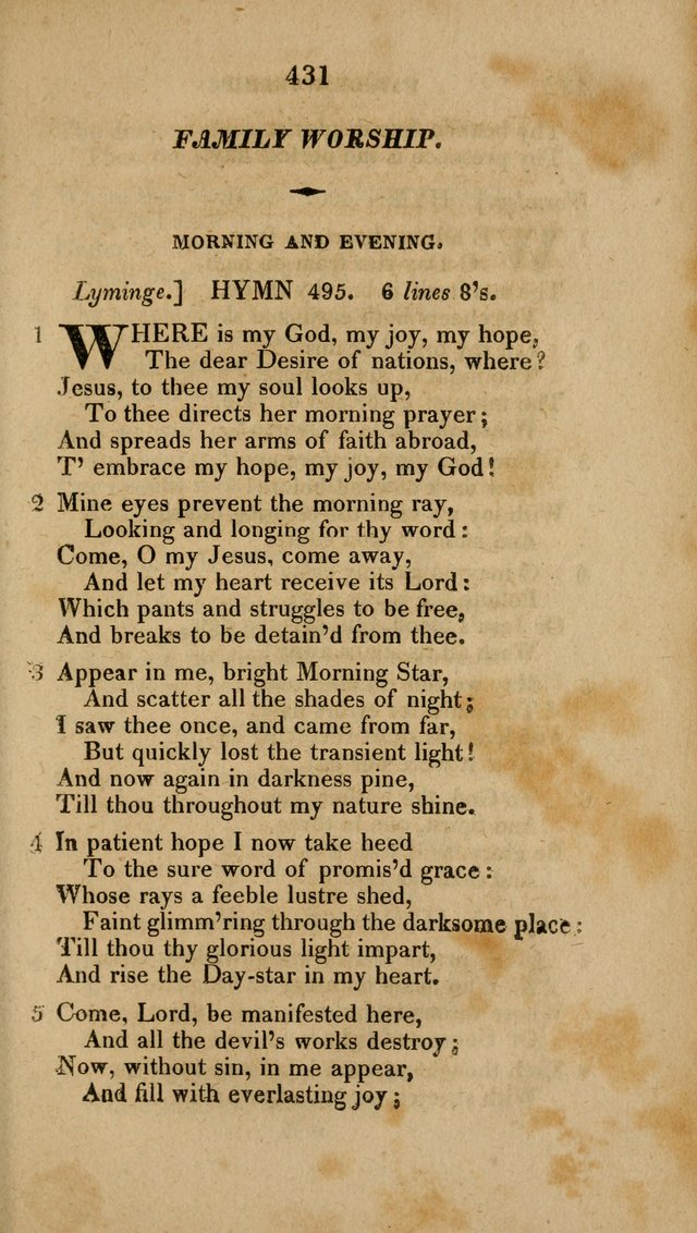 A Collection of Hymns for the Use of the Methodist Episcopal Church: Principally from the Collection of the Rev. John Wesley. M. A. page 436