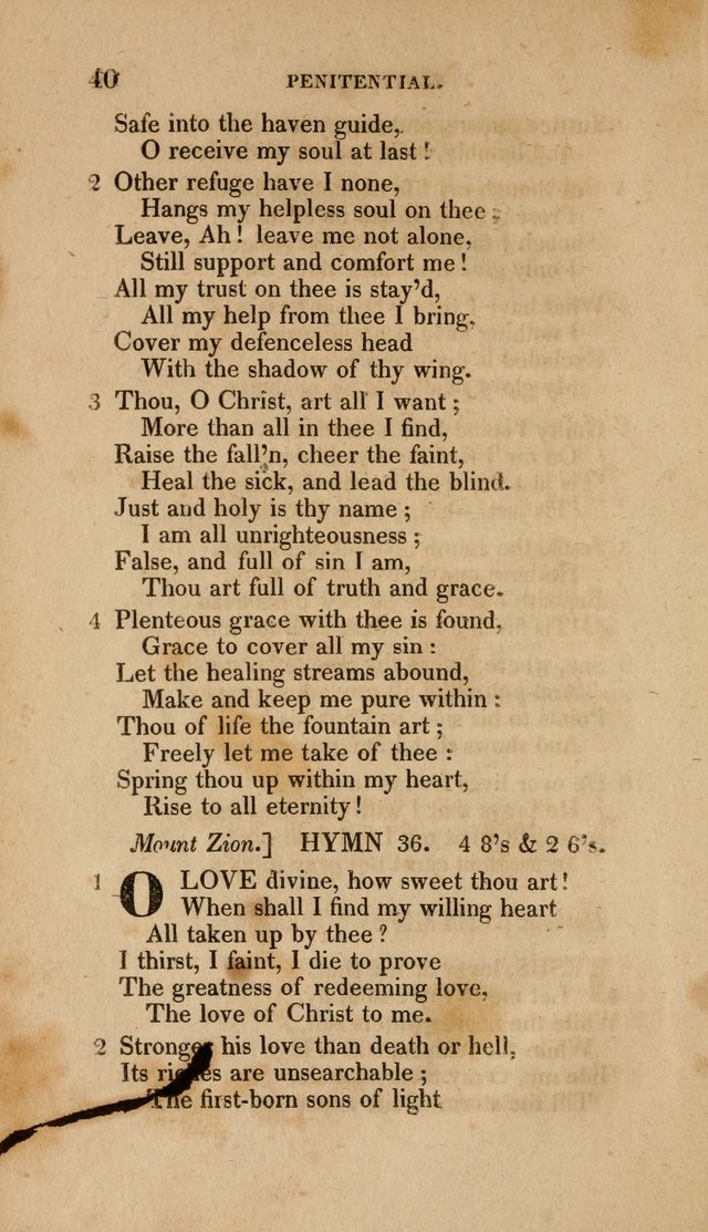 A Collection of Hymns for the Use of the Methodist Episcopal Church: Principally from the Collection of the Rev. John Wesley. M. A. page 45