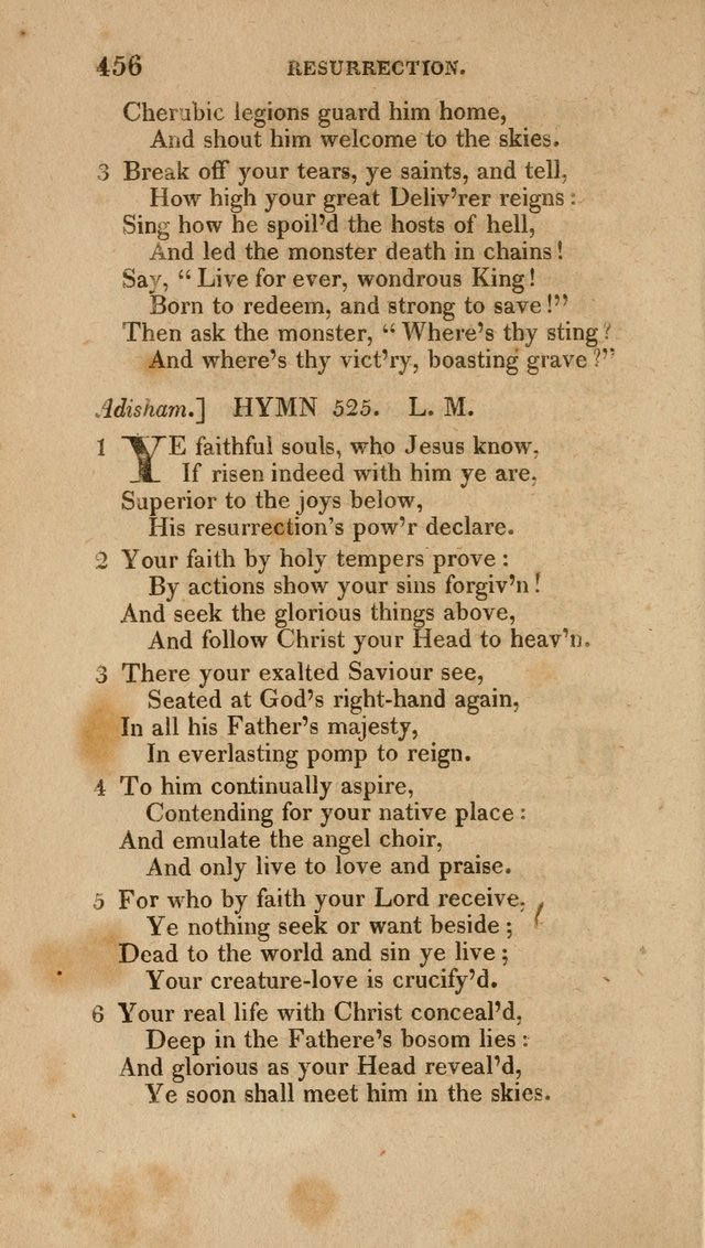 A Collection of Hymns for the Use of the Methodist Episcopal Church: Principally from the Collection of the Rev. John Wesley. M. A. page 461