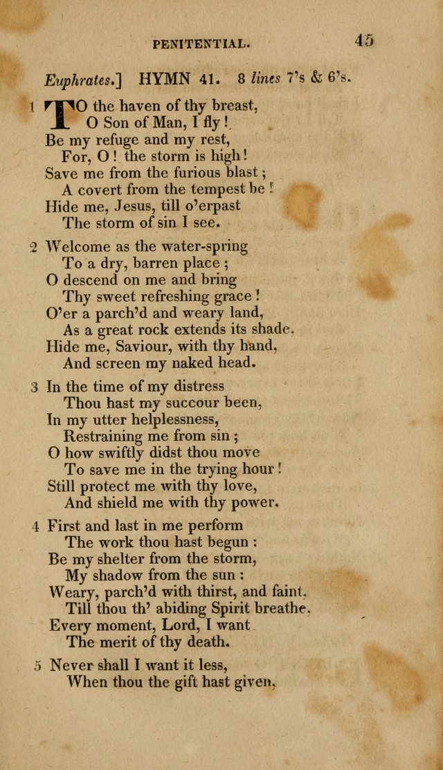 A Collection of Hymns for the Use of the Methodist Episcopal Church: Principally from the Collection of the Rev. John Wesley. M. A. page 50