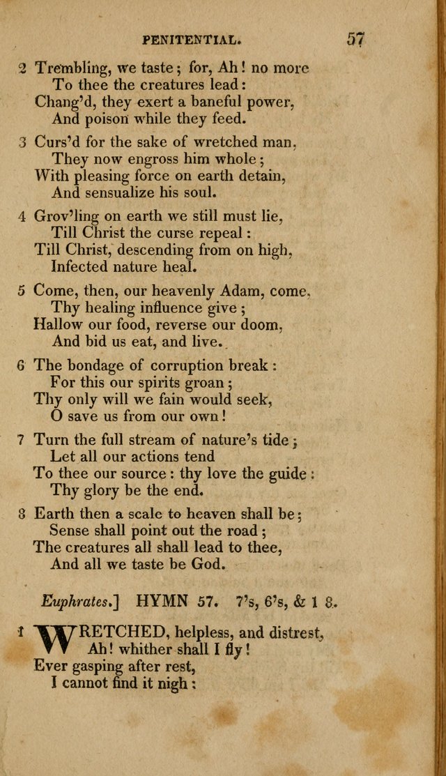 A Collection of Hymns for the Use of the Methodist Episcopal Church: Principally from the Collection of the Rev. John Wesley. M. A. page 62