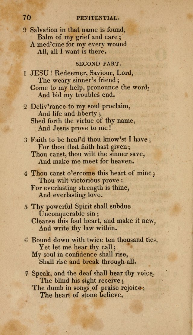 A Collection of Hymns for the Use of the Methodist Episcopal Church: Principally from the Collection of the Rev. John Wesley. M. A. page 75