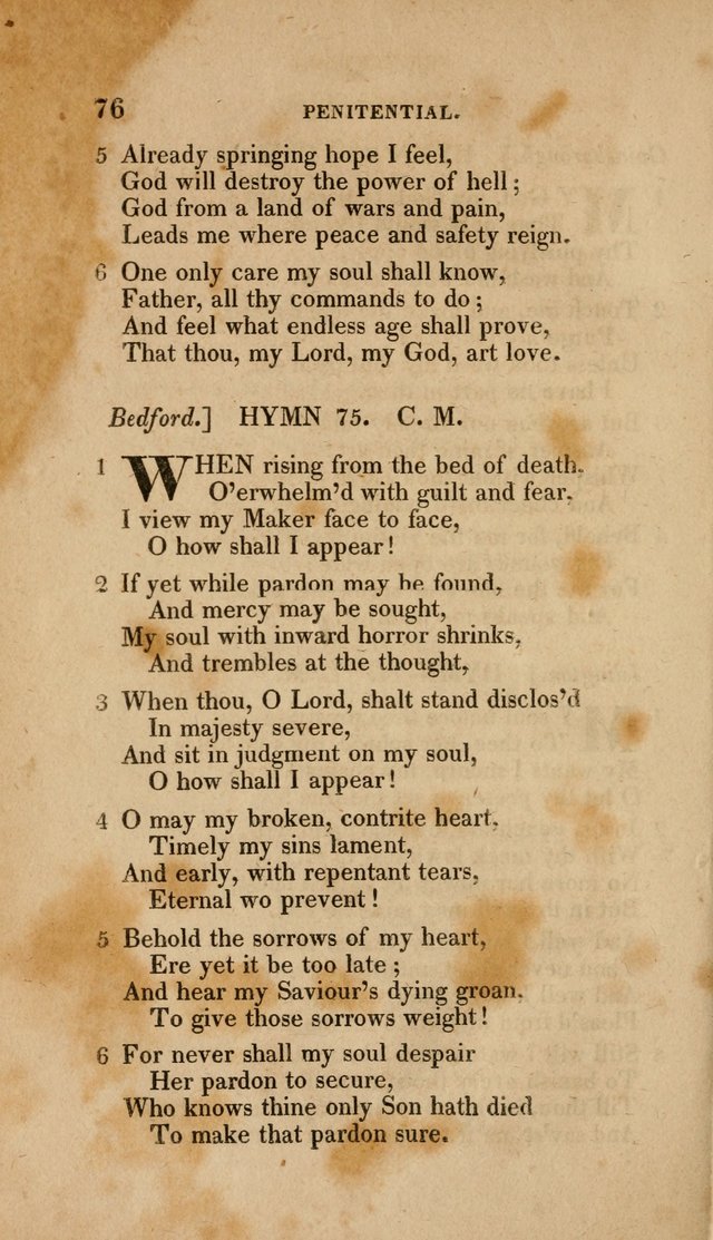 A Collection of Hymns for the Use of the Methodist Episcopal Church: Principally from the Collection of the Rev. John Wesley. M. A. page 81