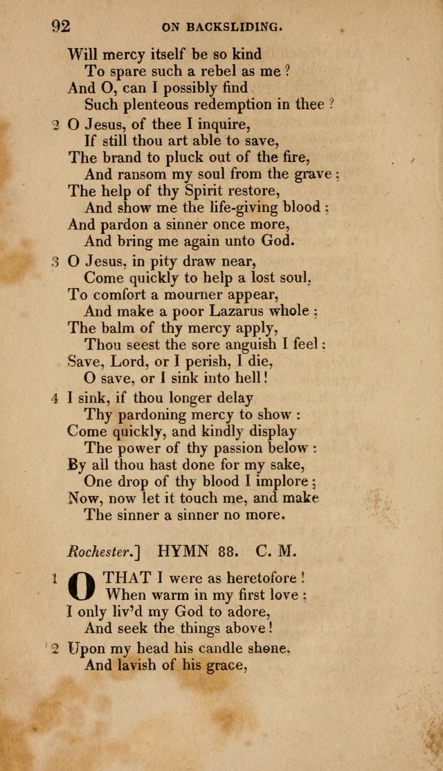 A Collection of Hymns for the Use of the Methodist Episcopal Church: Principally from the Collection of the Rev. John Wesley. M. A. page 97