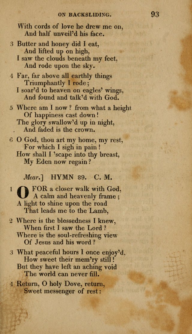 A Collection of Hymns for the Use of the Methodist Episcopal Church: Principally from the Collection of the Rev. John Wesley. M. A. page 98