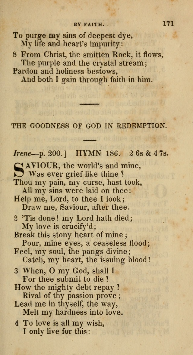 A Collection of Hymns for the Use of the Methodist Episcopal Church: principally from the collection of  Rev. John Wesley, M. A., late fellow of Lincoln College, Oxford; with... (Rev. & corr.) page 171