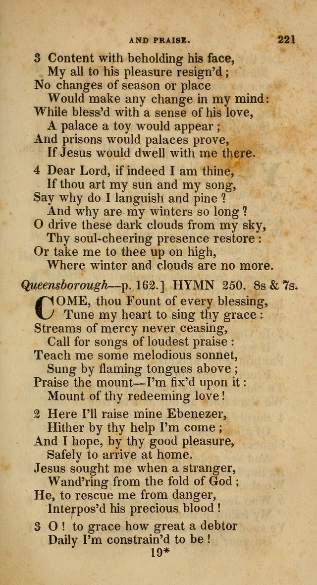 A Collection of Hymns for the Use of the Methodist Episcopal Church: principally from the collection of  Rev. John Wesley, M. A., late fellow of Lincoln College, Oxford; with... (Rev. & corr.) page 221