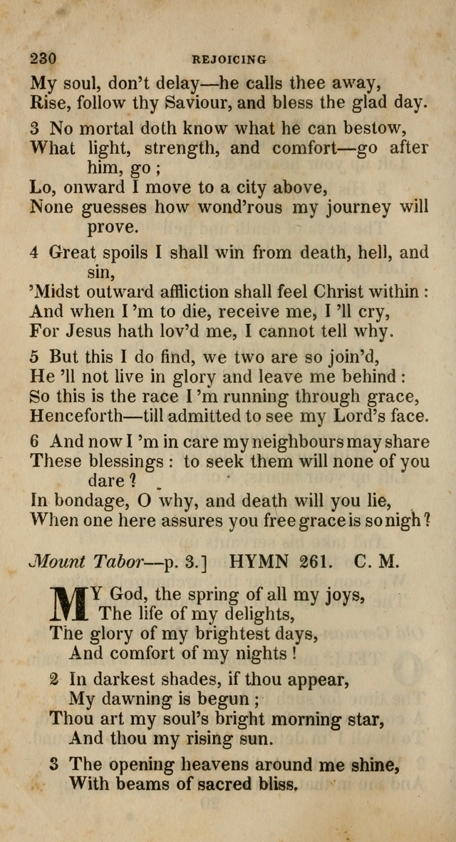 A Collection of Hymns for the Use of the Methodist Episcopal Church: principally from the collection of  Rev. John Wesley, M. A., late fellow of Lincoln College, Oxford; with... (Rev. & corr.) page 230