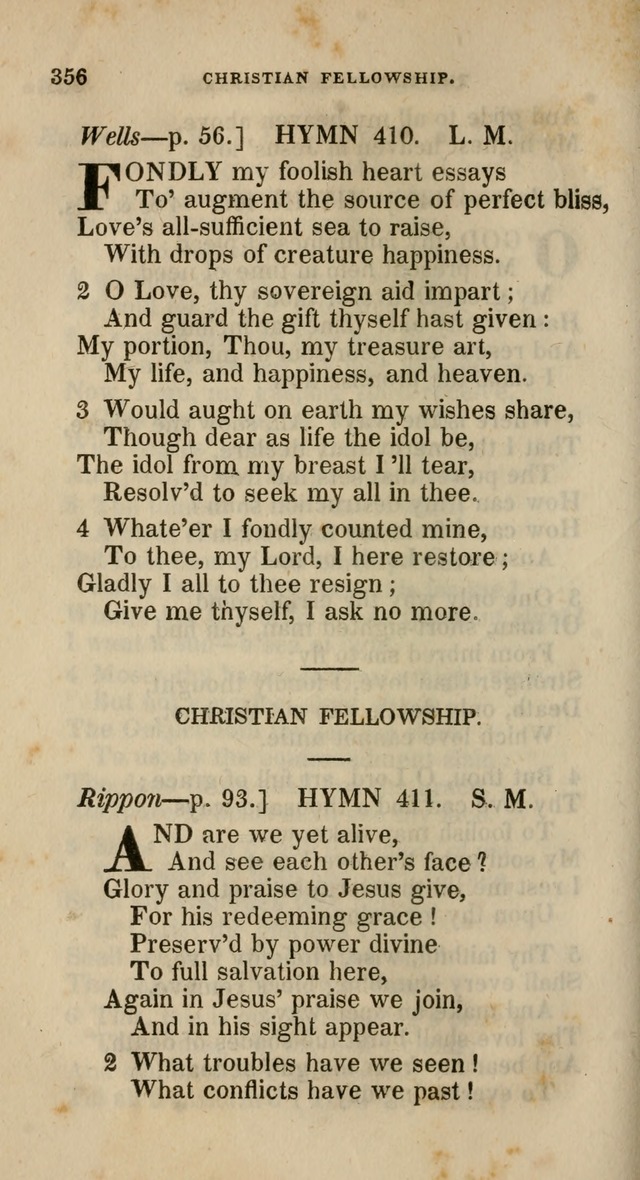 A Collection of Hymns for the Use of the Methodist Episcopal Church: principally from the collection of  Rev. John Wesley, M. A., late fellow of Lincoln College, Oxford; with... (Rev. & corr.) page 356
