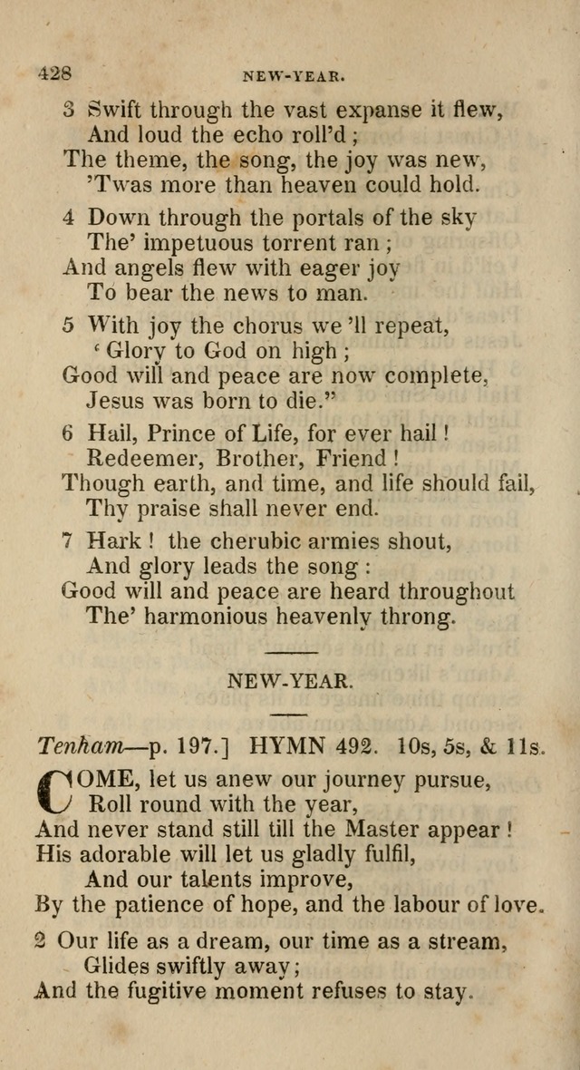 A Collection of Hymns for the Use of the Methodist Episcopal Church: principally from the collection of  Rev. John Wesley, M. A., late fellow of Lincoln College, Oxford; with... (Rev. & corr.) page 428