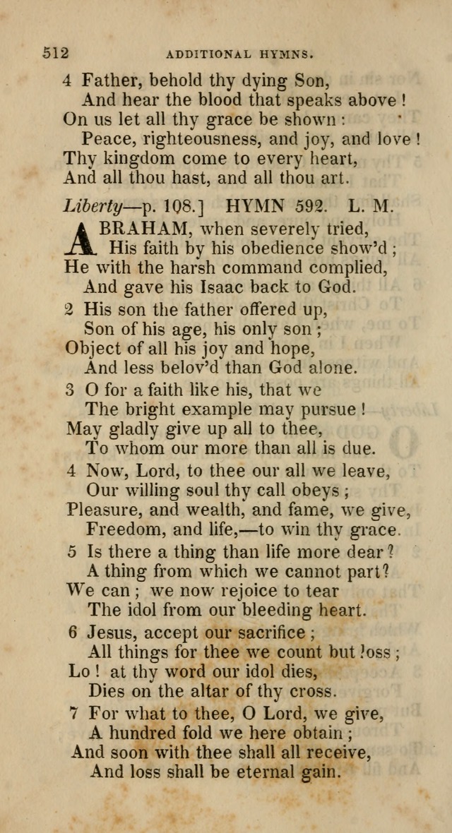 A Collection of Hymns for the Use of the Methodist Episcopal Church: principally from the collection of  Rev. John Wesley, M. A., late fellow of Lincoln College, Oxford; with... (Rev. & corr.) page 512