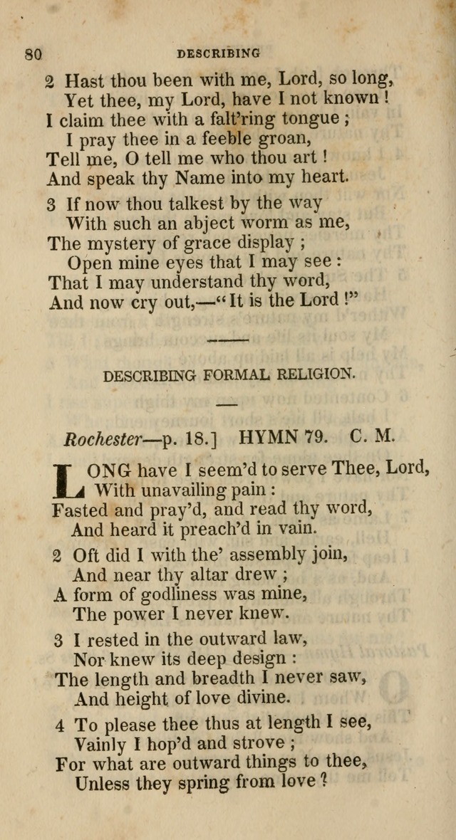 A Collection of Hymns for the Use of the Methodist Episcopal Church: principally from the collection of  Rev. John Wesley, M. A., late fellow of Lincoln College, Oxford; with... (Rev. & corr.) page 80