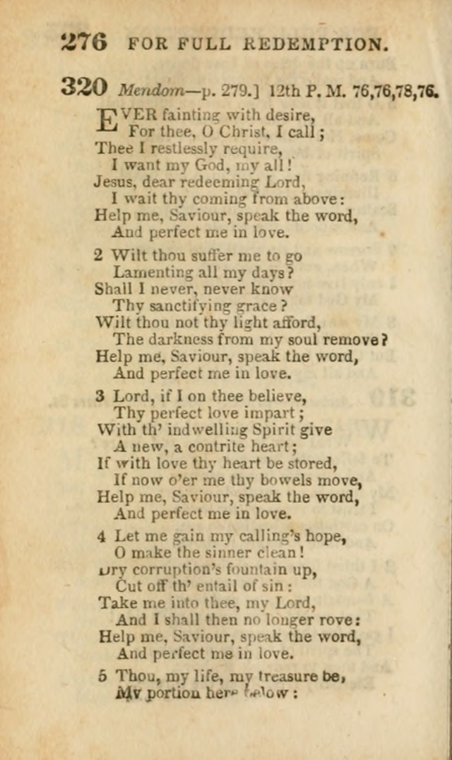A Collection of Hymns: for the use of the Methodist Episcopal Church, principally from the collection of the Rev. John Wesley, A. M., late fellow of Lincoln College..(Rev. and corr. with a supplement) page 278