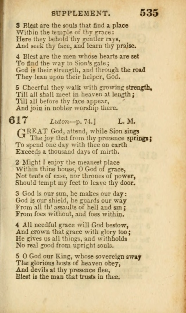 A Collection of Hymns: for the use of the Methodist Episcopal Church, principally from the collection of the Rev. John Wesley, A. M., late fellow of Lincoln College..(Rev. and corr. with a supplement) page 537