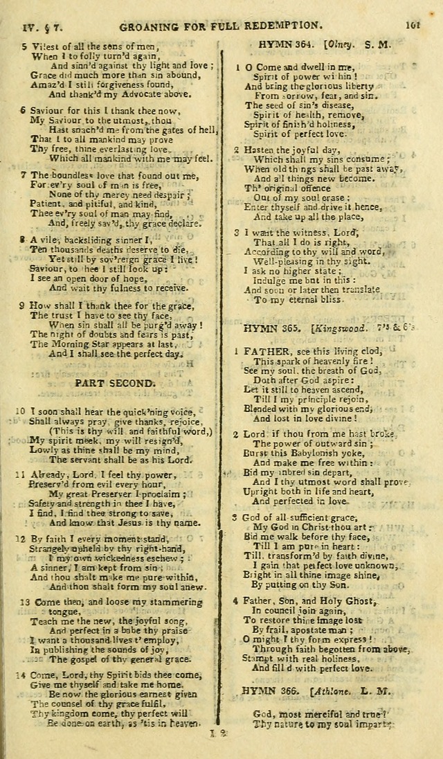 A Collection of Hymns: for the use of the people called Methodists; in miniature page 105
