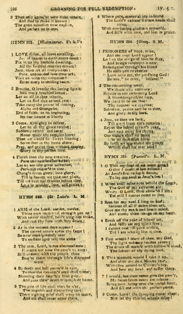 A Collection of Hymns: for the use of the people called Methodists; in miniature page 110