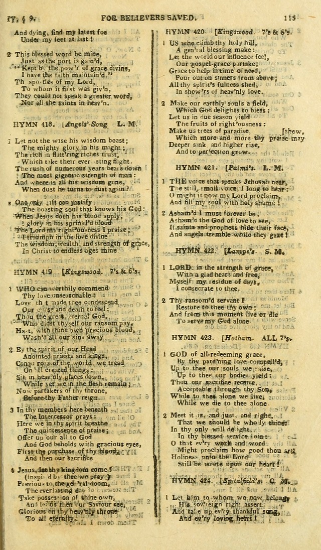 A Collection of Hymns: for the use of the people called Methodists; in miniature page 119