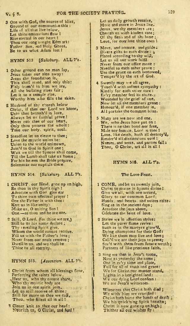 A Collection of Hymns: for the use of the people called Methodists; in miniature page 143
