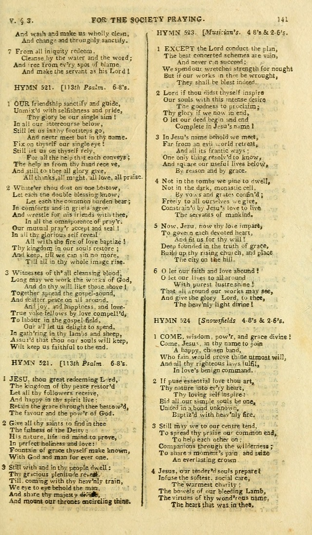 A Collection of Hymns: for the use of the people called Methodists; in miniature page 145