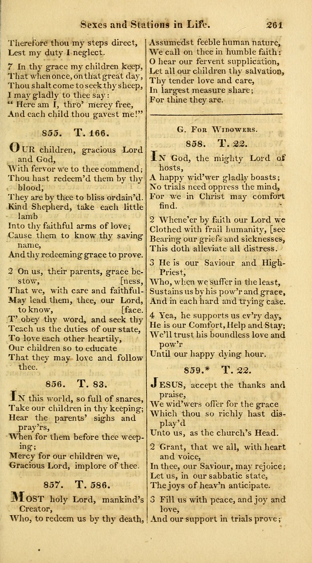 A Collection of Hymns for the Use of the Protestant Church of the United Brethren. (New and Rev. ed.) page 261