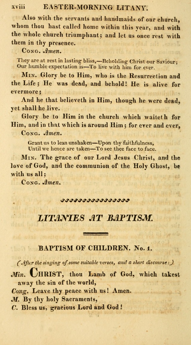 A Collection of Hymns for the Use of the Protestant Church of the United Brethren. (New and Rev. ed.) page xxiv