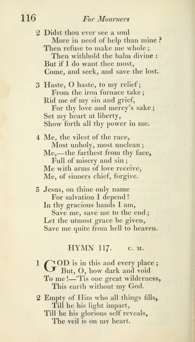 A Collection of Hymns, for the Use of the People Called Methodists, with a Supplement page 118