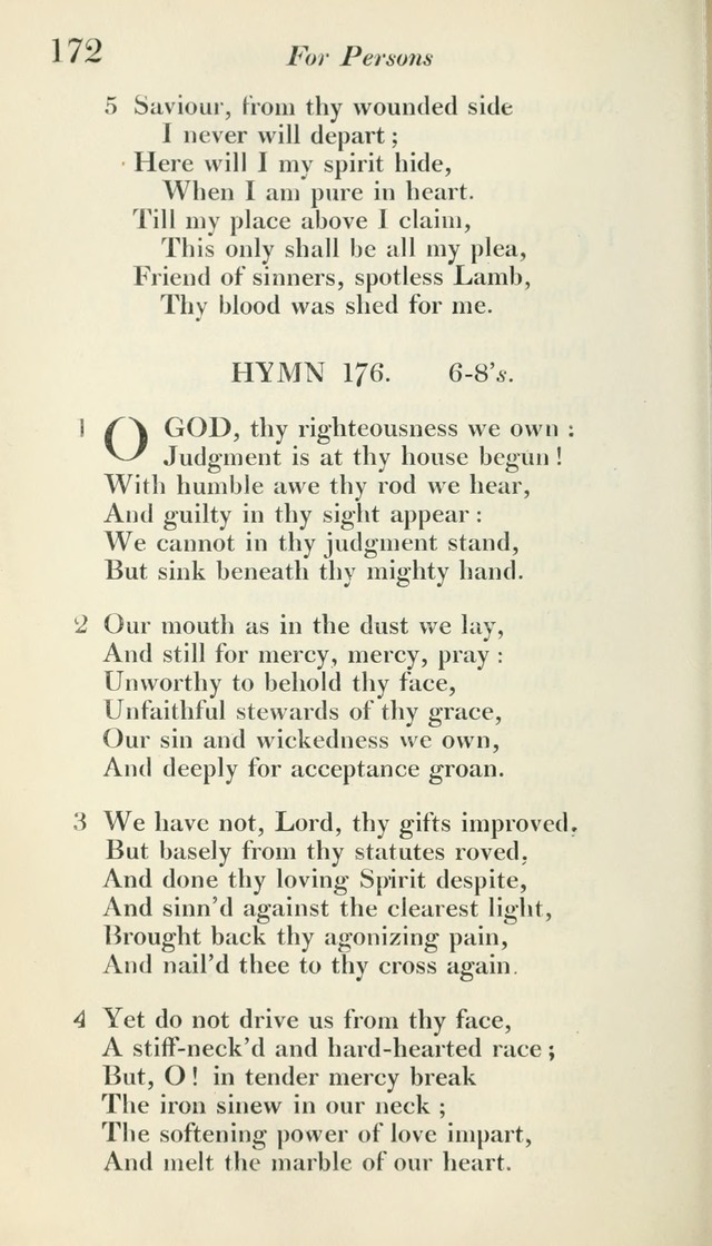 A Collection of Hymns, for the Use of the People Called Methodists, with a Supplement page 174