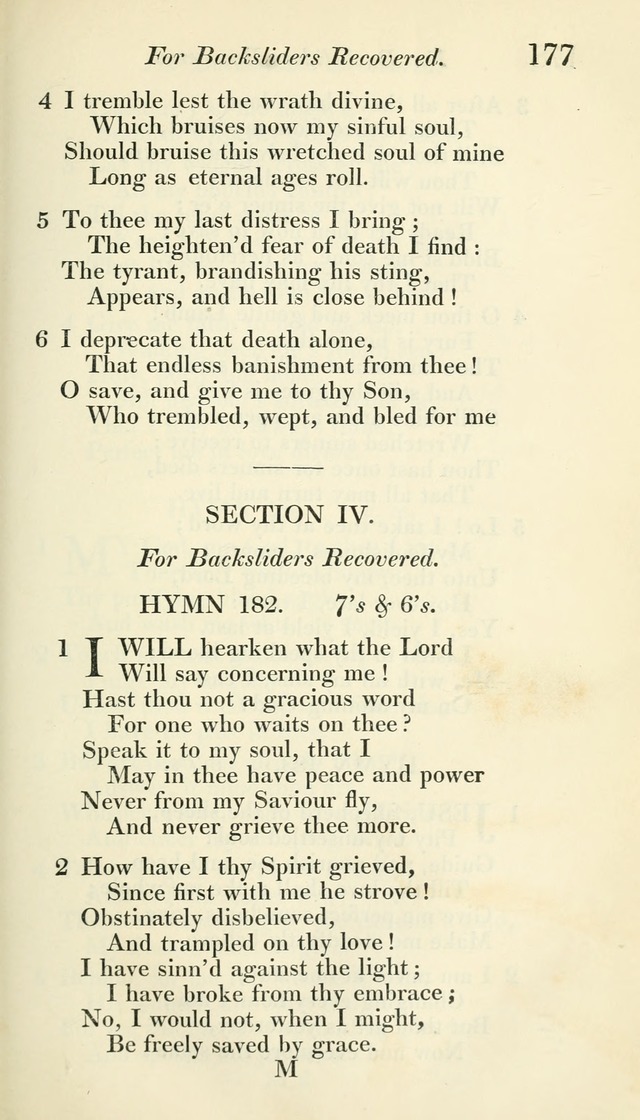 A Collection of Hymns, for the Use of the People Called Methodists, with a Supplement page 179