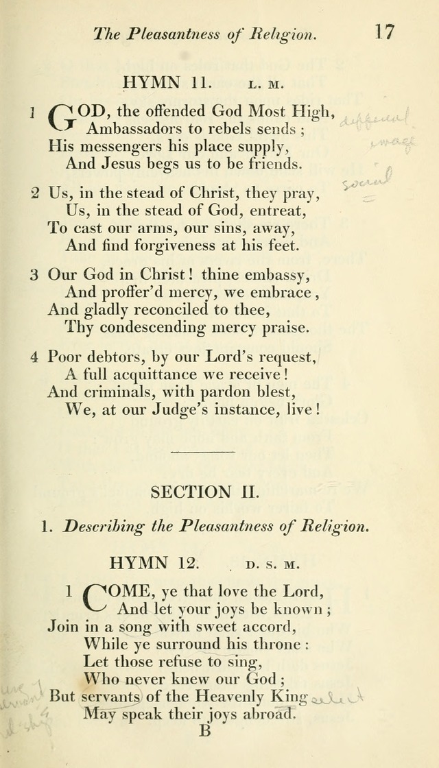 A Collection of Hymns, for the Use of the People Called Methodists, with a Supplement page 19