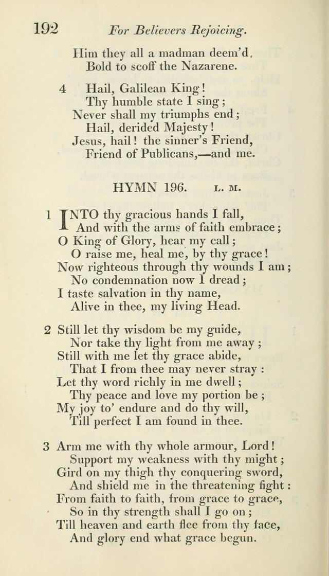 A Collection of Hymns, for the Use of the People Called Methodists, with a Supplement page 194