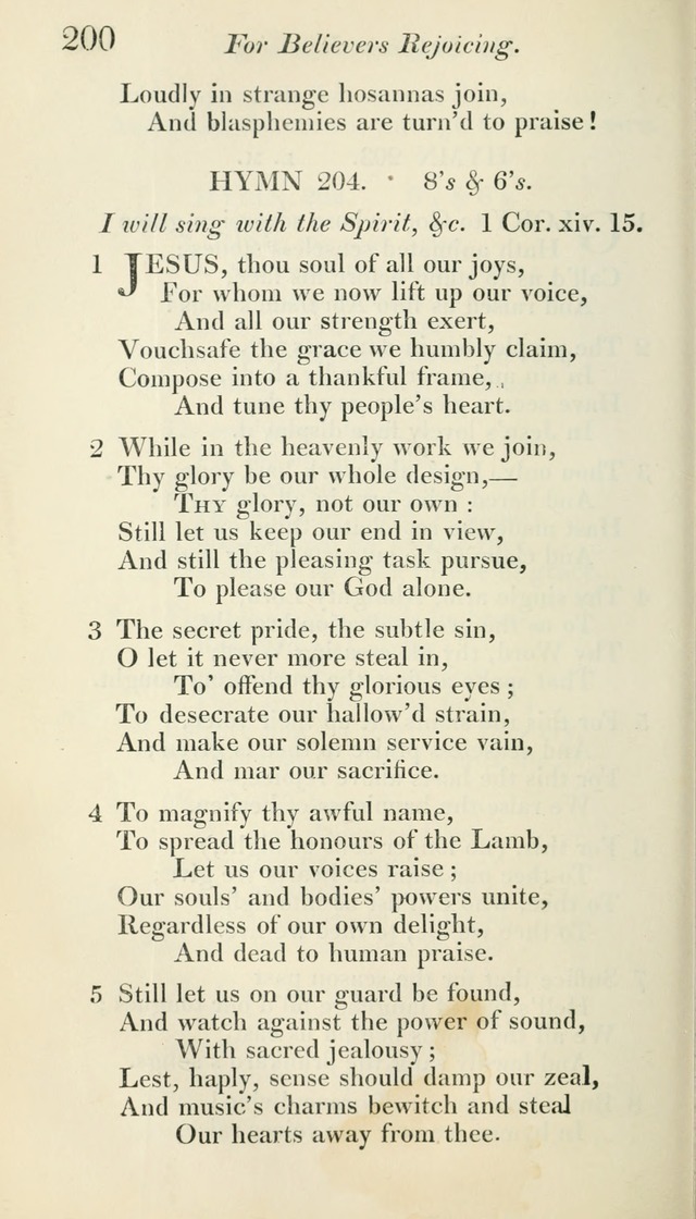 A Collection of Hymns, for the Use of the People Called Methodists, with a Supplement page 202