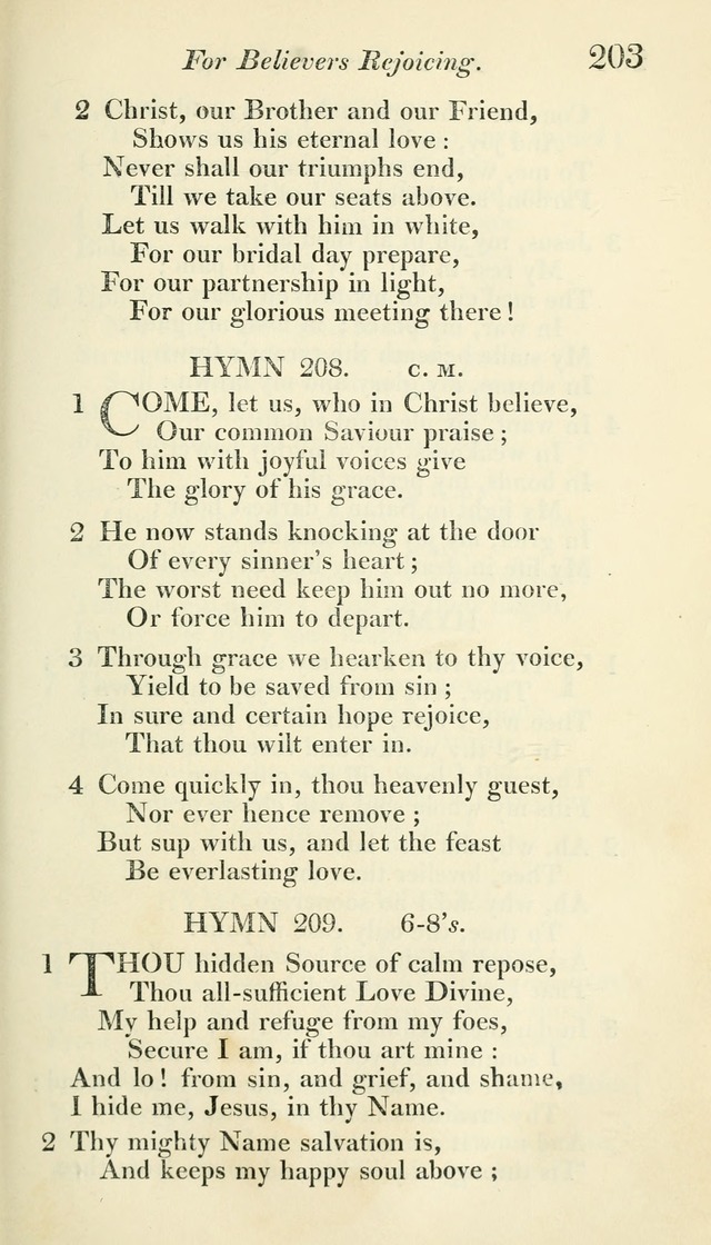 A Collection of Hymns, for the Use of the People Called Methodists, with a Supplement page 205