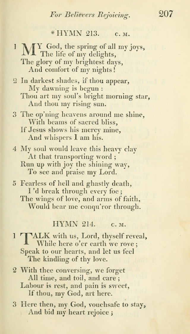 A Collection of Hymns, for the Use of the People Called Methodists, with a Supplement page 209