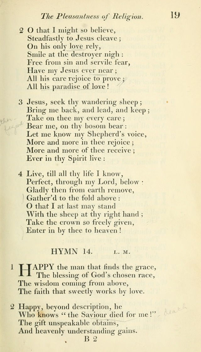 A Collection of Hymns, for the Use of the People Called Methodists, with a Supplement page 21