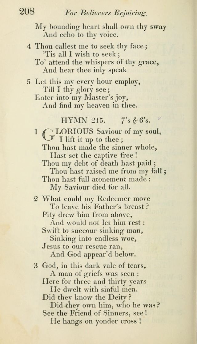 A Collection of Hymns, for the Use of the People Called Methodists, with a Supplement page 210