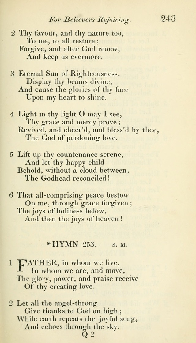A Collection of Hymns, for the Use of the People Called Methodists, with a Supplement page 245
